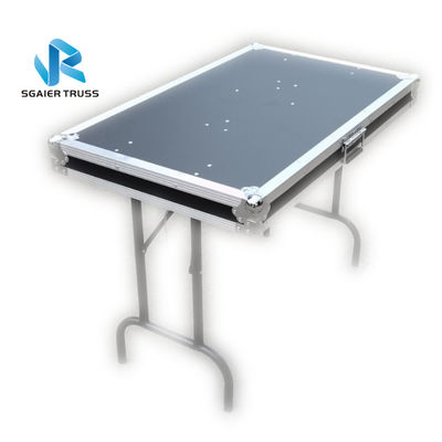Universal Fold Out Table Rack Flight Case For Lighting Speaker